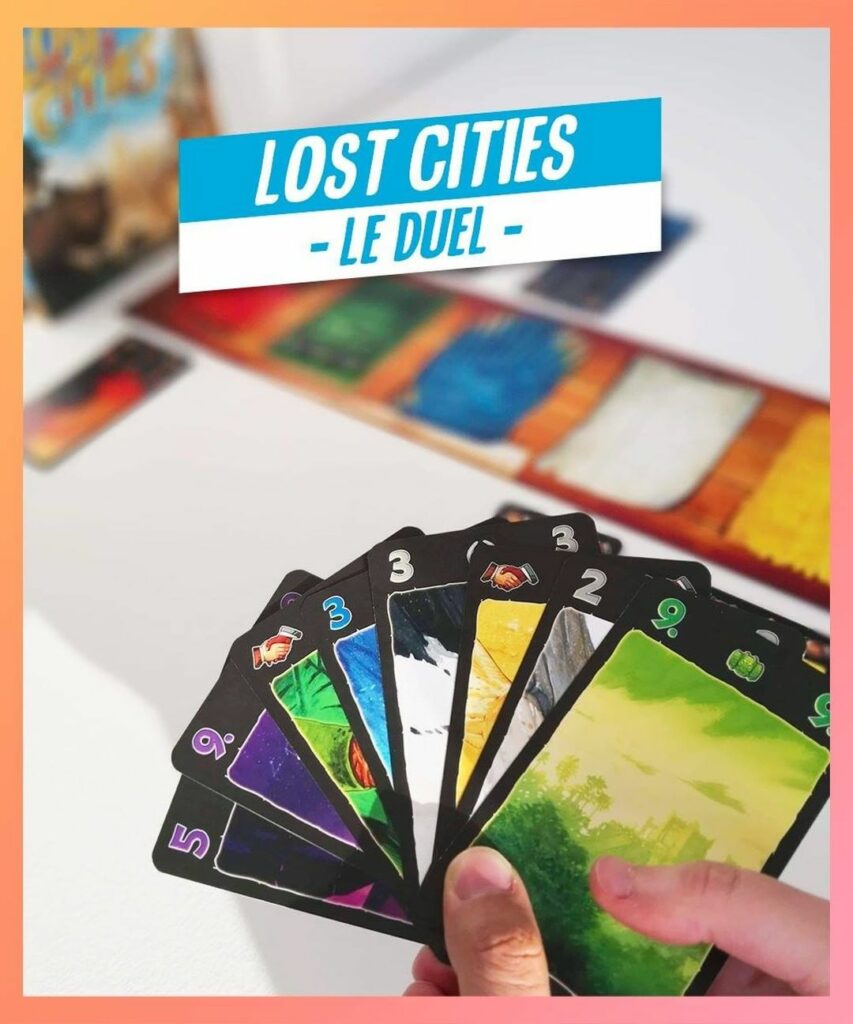 lost cities duel jeu de société 2 joueurs