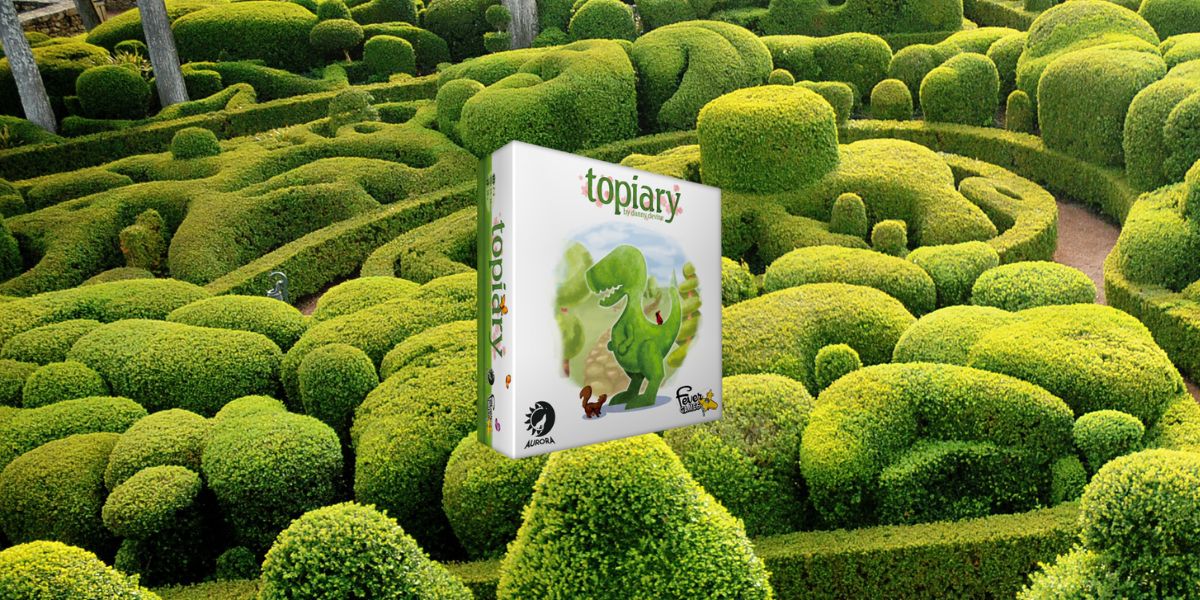 topiary jeu de société jardin dinosaures