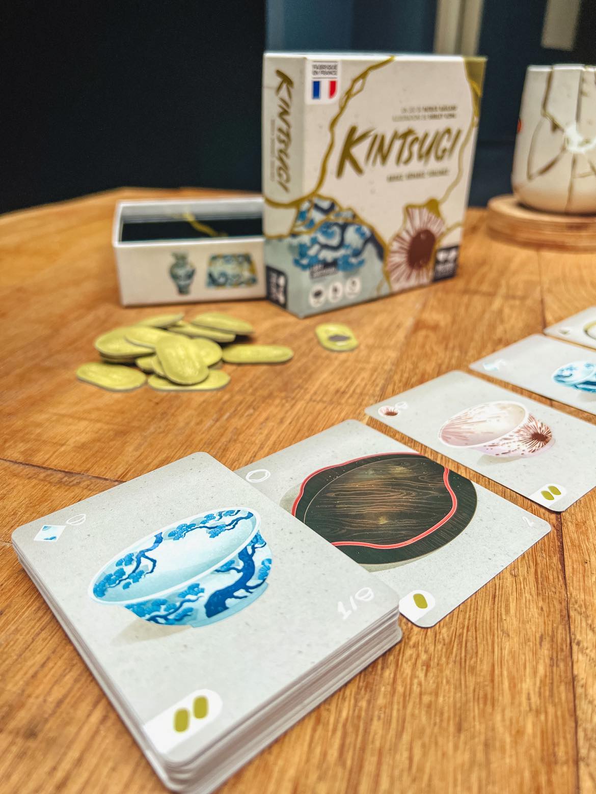 jeu de société kintsugi palladis game art japon japonais jouer cartes