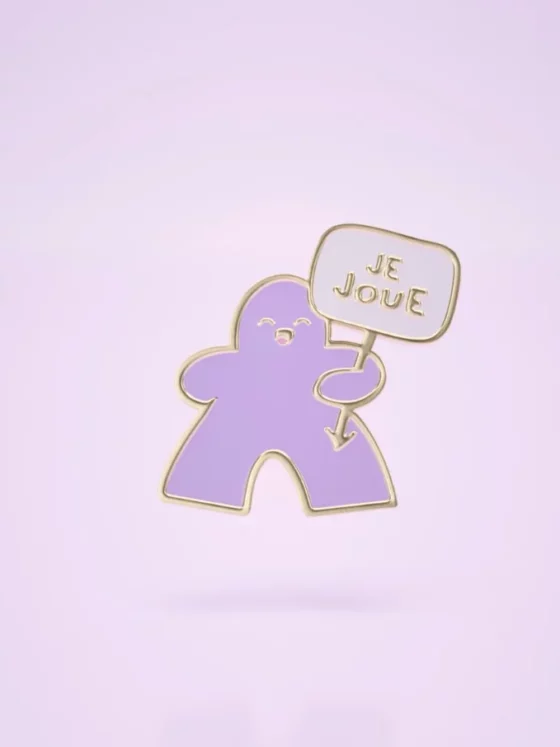 Pin's Meeple Jeux de société Émaillé | Couleur de Joueur – Image 5