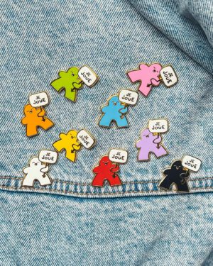 Pin's Meeple Jeux de société Émaillé | Couleur de Joueur