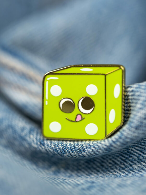 Pin's de Jeux de société Émaillé | Le Dé Rangé 🟩