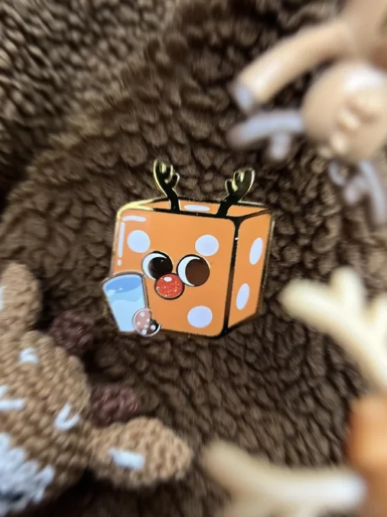 Pin's de Jeux de société à Paillettes ✨ | Le Dé Ssert 🦌