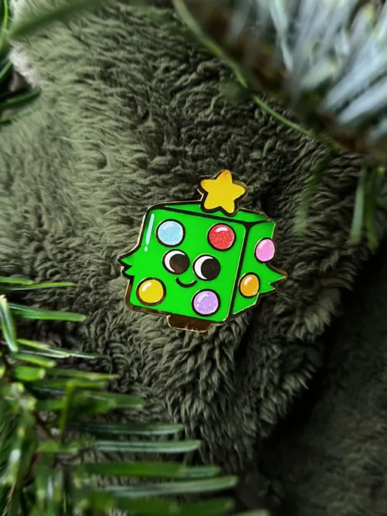 Pin's de Jeux de société à Paillettes ✨ | Le Dé Coré 🎄
