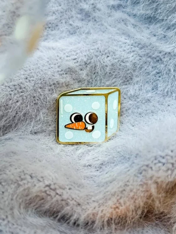Pin's de Jeux de société à Paillettes ✨ | Le Dé Givré ⛄