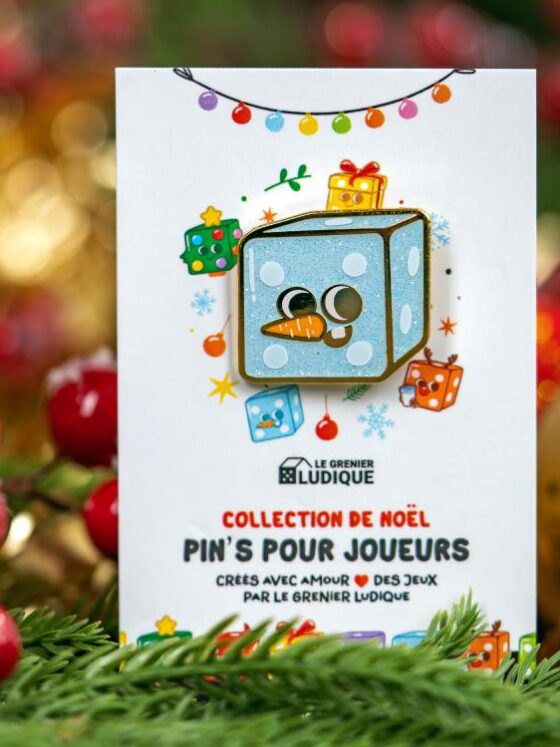 Pin's à Paillettes | ⛄ Le Dé Givré – Image 4