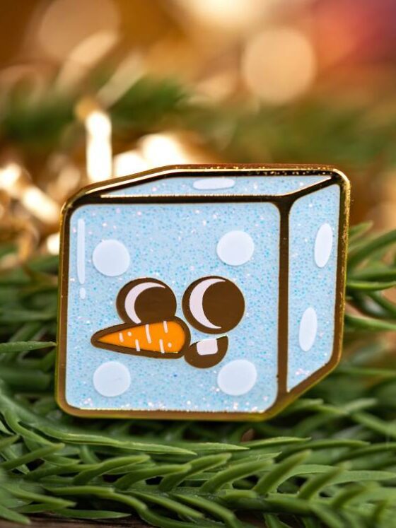 Pin's à Paillettes | ⛄ Le Dé Givré