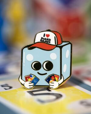 Pin's Émaillé | I ❤️ BOARDGAMES