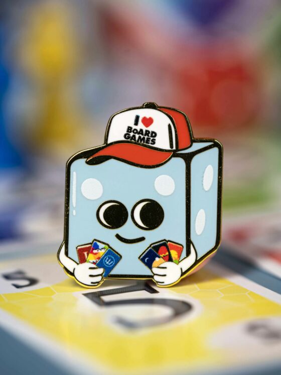 Pin's Émaillé | I ❤️ BOARDGAMES