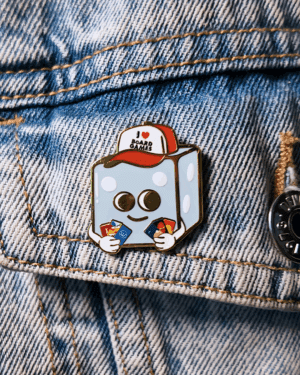 Pin's de Jeux de société Émaillé | I ❤️ BOARDGAMES