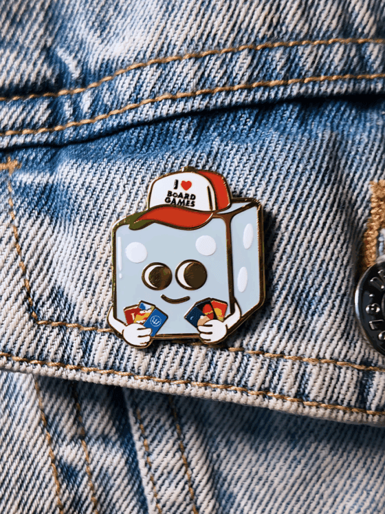 Pin's de Jeux de société Émaillé | I ❤️ BOARDGAMES