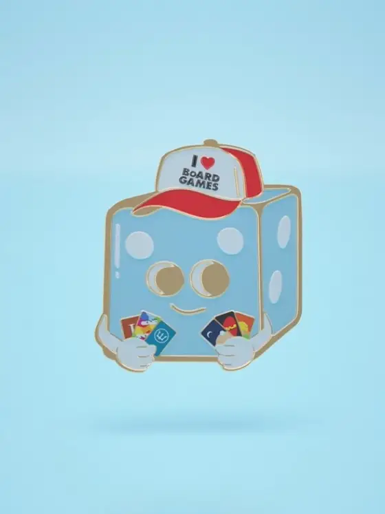 Pin's de Jeux de société Émaillé | I ❤️ BOARDGAMES