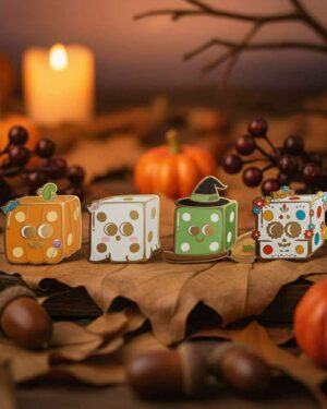 Lot des 4 Pin's d'Halloween | DéGuisé 👻🎃💀🧹