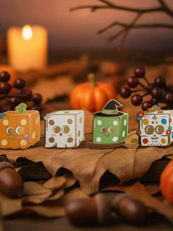 Lot des 4 Pin's d'Halloween | DéGuisé 👻🎃💀🧹