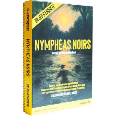 jeu de société halloween enquete michel bussi nympheas noir