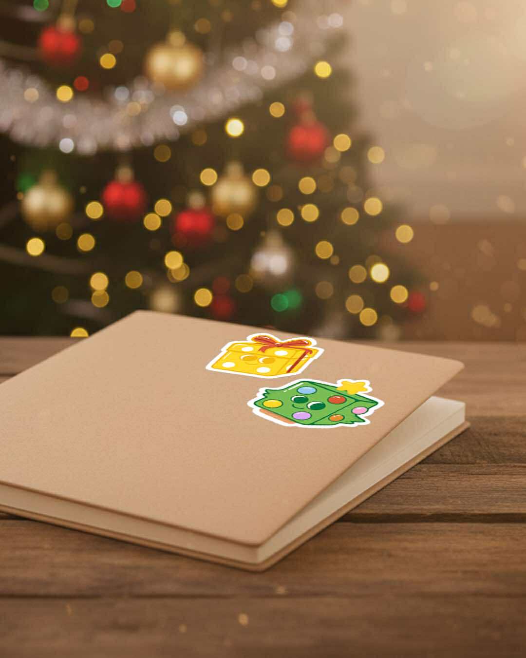 Planche de 8 Stickers de Noël❄️ – Image 3